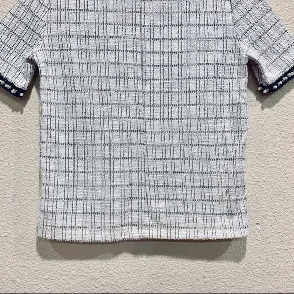 ZARA Short Sleeve Ivory Top (worn once) - Picture 7 of 7